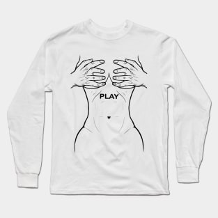 Play time,I love games,gamer,gaming ,player Long Sleeve T-Shirt